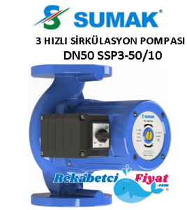SUMAK SSP3-50/10 DN50 380V Sirkülasyon Pompası 3 Hızlı ( Solar Pompa )