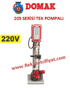 DOMAK 205-8 2HP 220V 5Kat / 14Daire Tek Pompalı Paket Hidrofor