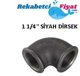 1 1/4'' Siyah Dirsek