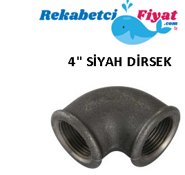 4'' Siyah Dirsek