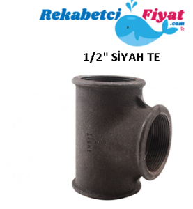 1/2'' Siyah Te