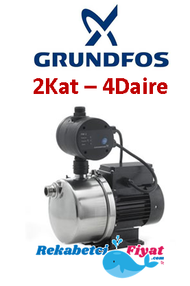 GRUNDFOS JPC 2 1HP 220V Akış Kontrol Cihazlı Paket Hidrofor