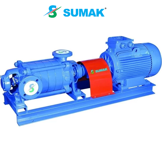 SUMAK, SYT40/6E, 30HP, 380V, YATAY MİLLİ KADEMELİ UÇTAN EMİŞLİ POMPA