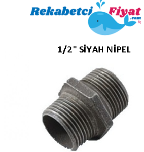 1/2'' Siyah Nipel