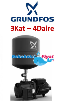 GRUNDFOS JPC 3 PT 18LT 1.1HP 220V Kendinden Tanklı Jet Pompalı Paket Hidrofor
