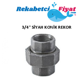 3/4'' Siyah Konik Rekor