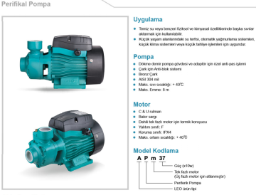 Leo APm 37 0.5hp 220v Preferikal Santrifüj Pompa