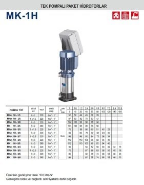 Pedrollo CB2-2CP 40/180B    2X7.5Hp 380V  İki Pompalı Paket Hidrofor