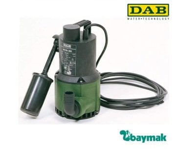Dab NOVA 300 MA   0.22 kW  220V  Atık Su Drenaj Dalgıç Pompa