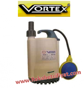 VORTEX VORX-2 0,5 HP 220V Açık Fanlı Plastik Gövdeli Drenaj Dalgıç Pompa