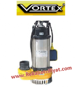 VORTEX VX 300 M 3HP 380V 3\'\' Çıkışlı Pis Su Foseptik Açık Fanlı Dalgıç Pompa