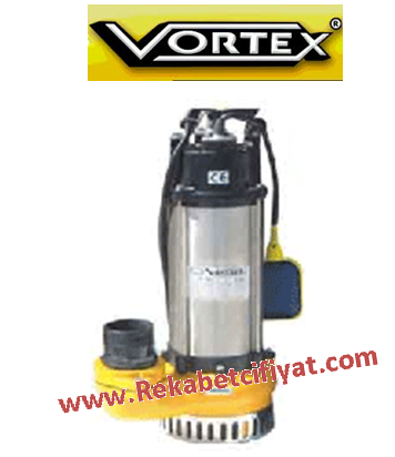 VORTEX VX 300 T 3HP 220V 3'' Çıkışlı Pis Su Foseptik Açık Fanlı Dalgıç Pompa