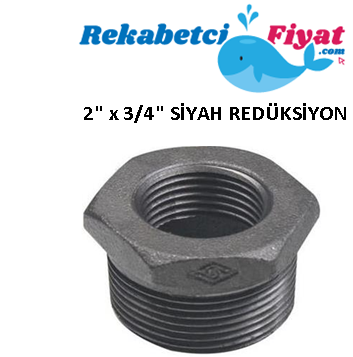2'' X 3/4'' Siyah Redüksiyon