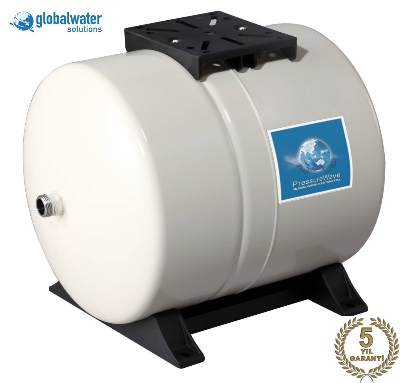 Global Water PWB-100LH  100Litre 10 Bar Yatay Ayaklı Patlamayan Genleşme Tankı