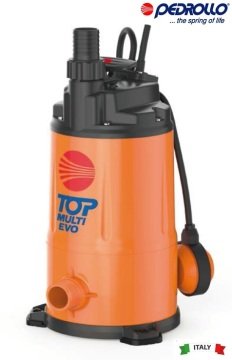 Pedrollo TOP MULTI 2-EVO    0.75Hp 220V  Yüksek Basınçlı Keson Kuyu Dalgıç Pompa