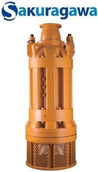 Sakuragawa, U-215010A, 110KW, Yüksek Debi ve Basınçlı Pis Su Dalgıç Pompa