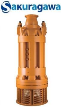 Sakuragawa, U-215010A, 110KW, Yüksek Debi ve Basınçlı Pis Su Dalgıç Pompa