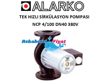 ALARKO NCP 4/100 DN40 PN6 380V Tek Hızlı Flanşlı Sirkülasyon Pompası