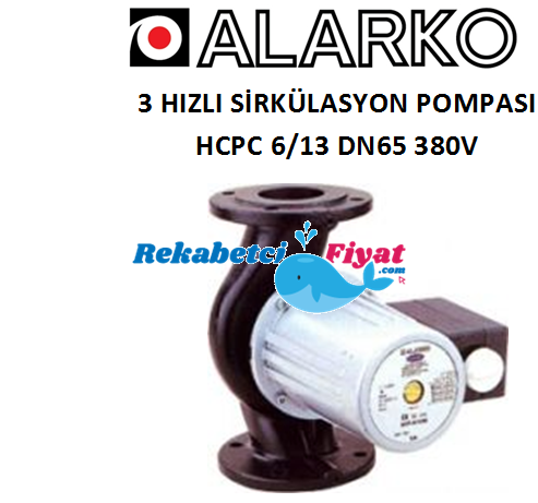 ALARKO HCPC 6/13 DN65 PN10 380V Üç Hızlı Flanşlı Sirkülasyon Pompası