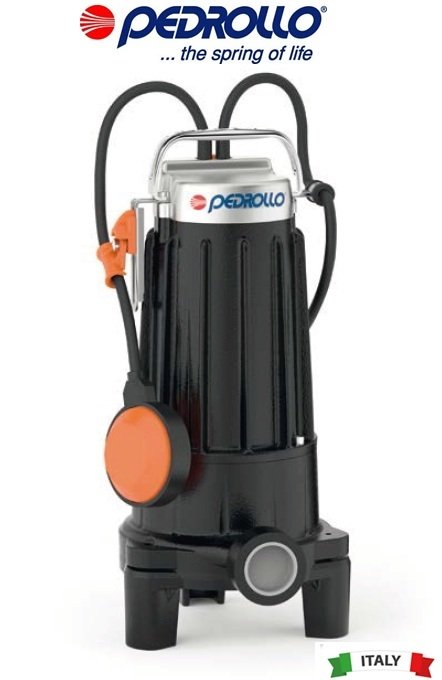 Pedrollo TR 1.3 (TRF)   1.75Hp 380V  Öğütücülü Foseptik Pompa (VORTEX ÇARKLI)