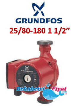 GRUNDFOS UPS2 25/80-180 1 1/2'' Çıkışlı 3 Hızlı Dişli Sirkülasyon Pompası