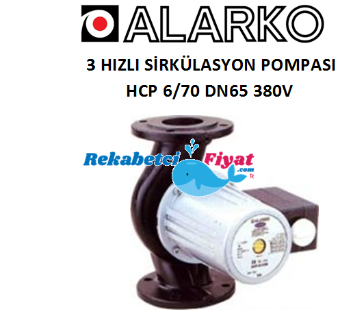 ALARKO HCP 6/75 DN65 PN10 380V Üç Hızlı Flanşlı Sirkülasyon Pompası