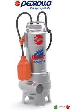 Pedrollo BCm 10/50-ST    1Hp 220V  Komple Paslanmaz Atık Su Foseptik Pompa
