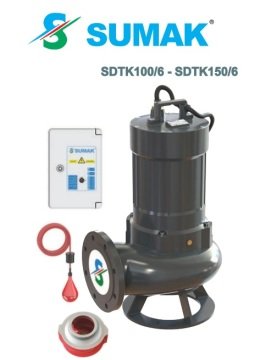 Sumak SDTK100/6  10Hp 380V Foseptik Dalgıç Pompa