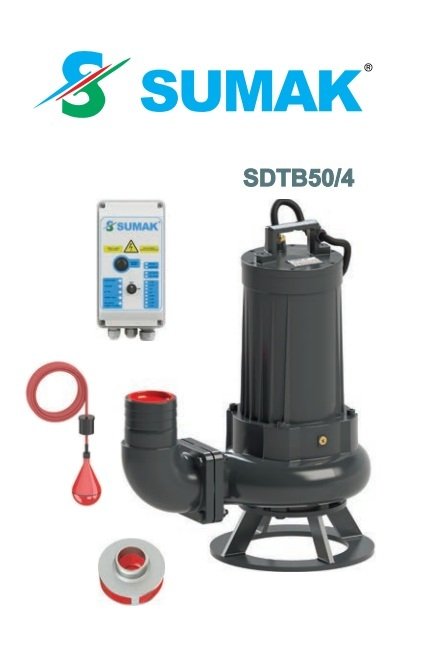 Sumak SDTB50/4  5.5Hp 380V Foseptik Dalgıç Pompa (1450 d/d)