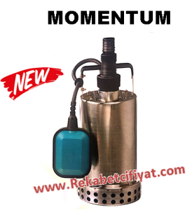 MOMENTUM PKS-750S 750W 220V Paslanmaz Gövdeli Atık Su Drenaj Pompası