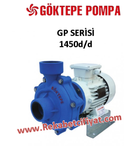 GÖKTEPE GP 200 1hp 1450d/d Polipropilen Gövdeli Santrifüj Pompa