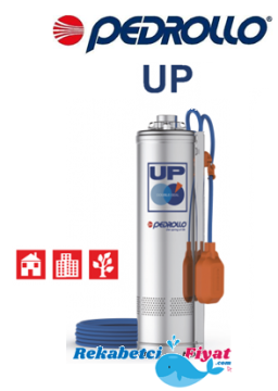 Pedrollo  UPm 8/4 GE   2Hp 220V    5\'\'  Flatörlü Keson Kuyu Dalgıç Pompa