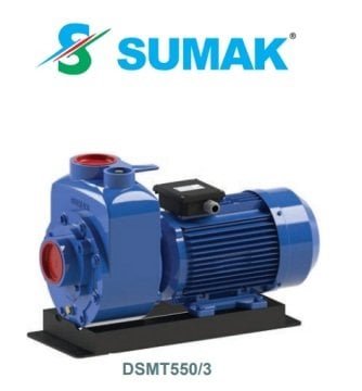 Sumak DSMT550/3   5.5Hp 380V  Kendinden Klapeli Santrifüj Pompa