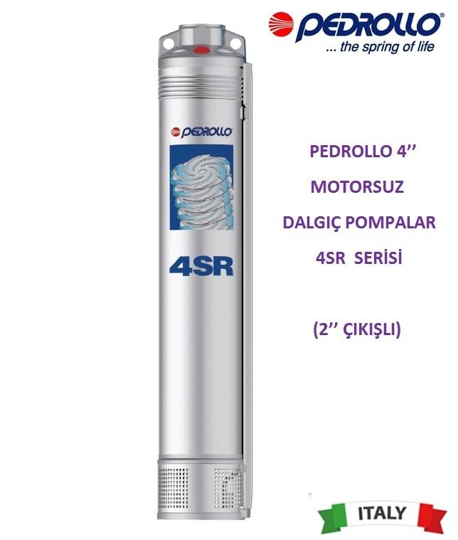 Pedrollo  4SR 15/13     5.5Hp    4'' Motorsuz Dalgıç Pompa (2''  Bağlantı Çapı)