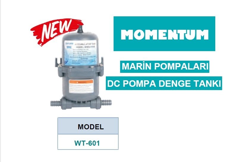 Momentum WT-601   12V/24V   Marin Pompaları/ DC Pompa Denge Tankı