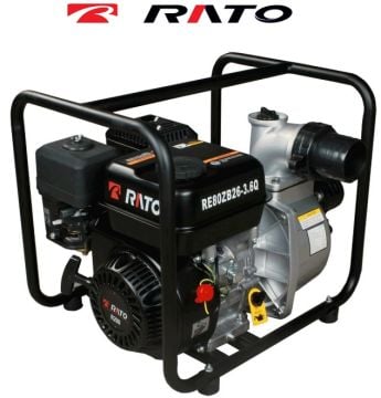 RATO, RE 80 ZB 26-3.6 Q , 6.5 HP, 4 ZAMANLI, BENZİNLİ, SU MOTORU [  3'' ]