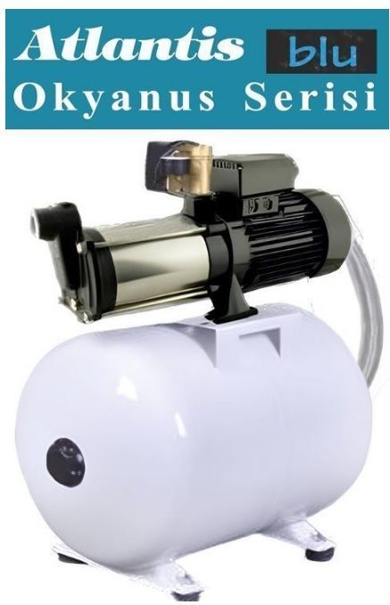 ATLANTİS, KDOD 4-8M-ST,  2HP, 220V, HAZIR PAKET HİDROFOR ( 50 LİTRE SABİT MEMBRANLI TANK )