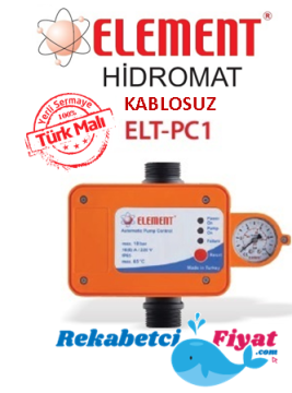 ELEMENT ELT PC1 Kablosuz Dikey Çıkışlı Manometreli Hidromat