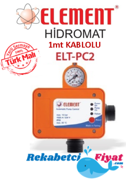 ELEMENT ELT PC2-C 1mt Kablolu Yatay Çıkışlı Manometreli Hidromat