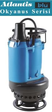 ATLANTİS, 200KBS 22-415T, 20HP, 380V, Karıştırıcılı Dalgıç Çamur Pompası
