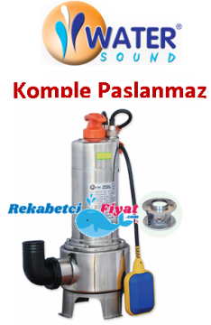 WATER SOUND VQD20-10-1.1GF 1.5HP 220V Komple Paslanmaz Pis Su Dalgıç Pompa