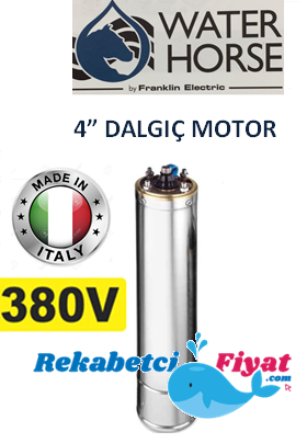 WATER HORSE WH015-T 1.5HP 380V 4'' Derin Kuyu Dalgıç Motor ( İtalyan Malı)