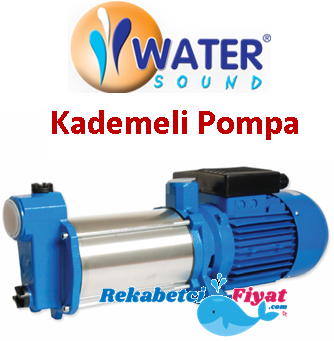 WATER SOUND YMP9-70 3HP 220V Sessiz Krom Yatık Milli Çok Kademeli Pompa