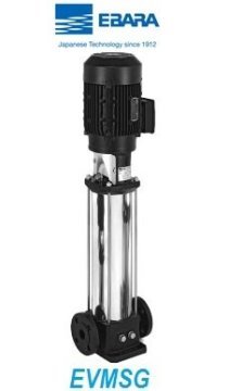 Ebara  EVMSG5  25F5/5.5   7.5Hp 380V  Dikey Milli Çok Kademeli Paslanmaz Çelik İnline Pompa  (Döküm Emiş Gövdesi)
