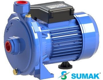 Sumak SM100-P   1Hp 220V  Tek Kademeli Paslanmaz Çarklı Santrifüj Pompa