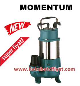 MOMENTUM PSP 9-7.5/0.25 0,35HP 220V Açık Fanlı Pis Su Foseptik Dalgıç Pompa