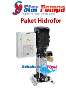 STAR POMPA 1XSD 130/7 T 10HP 380V Tek Pompalı Paket Hidrofor