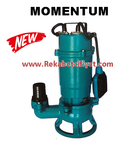 MOMENTUM P250F 0.35HP 220V Açık Fanlı Pis Su Foseptik Dalgıç Pompa