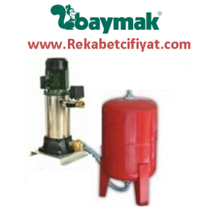 BAYMAK 1 KVC 65/80T 2HP 220V 14Kat / 15Daire 100Lt Genleşme Tanklı Paket Hidrofor