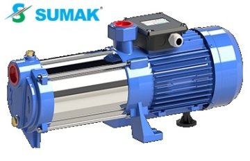 Sumak SYT8-400/10   4Hp 380V   Yatay Milli Kademeli Pompa (2900 d/d)